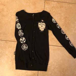 Ouija cardigan size s Liquor brand